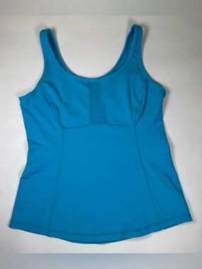 Lululemon Blue Athletic Tank Top Women’s Size 10 Stretch Yoga Workout